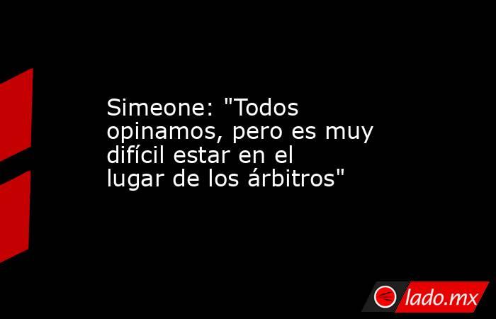 Simeone: 