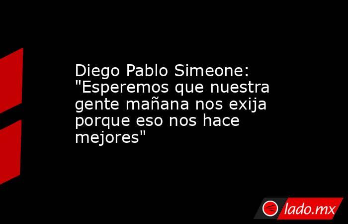 Diego Pablo Simeone: 