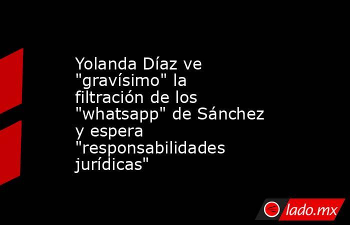 Yolanda Díaz ve 