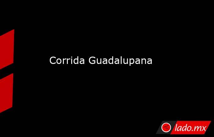  Corrida Guadalupana. Noticias en tiempo real