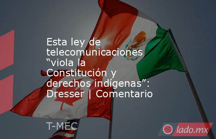 Esta ley de telecomunicaciones “viola la Constitución y derechos indígenas”: Dresser | Comentario. Noticias en tiempo real
