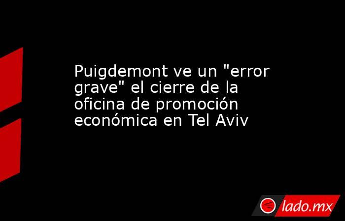 Puigdemont ve un 