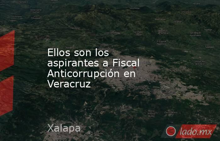 Ellos son los aspirantes a Fiscal Anticorrupción en Veracruz. Noticias en tiempo real