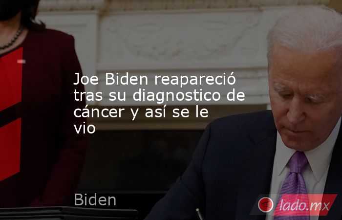 Joe Biden reapareció tras su diagnostico de cáncer y así se le vio. Noticias en tiempo real