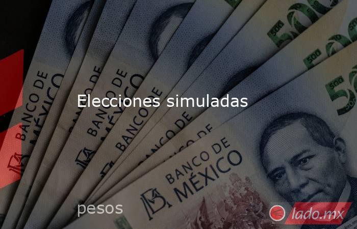 Elecciones simuladas. Noticias en tiempo real