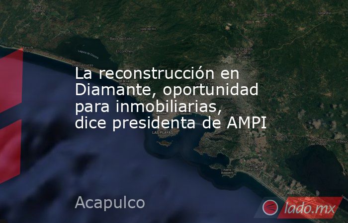 La reconstrucción en Diamante, oportunidad para inmobiliarias, dice presidenta de AMPI. Noticias en tiempo real