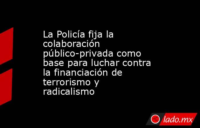 La Policía fija la colaboración público-privada como base para luchar contra la financiación de terrorismo y radicalismo. Noticias en tiempo real
