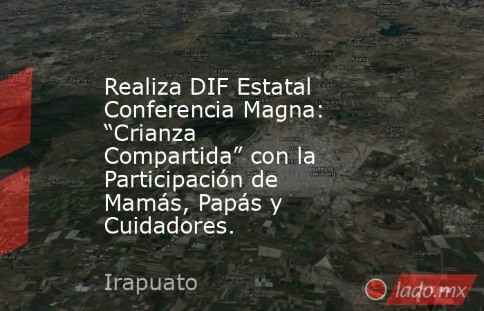Realiza DIF Estatal Conferencia Magna: “Crianza Compartida” con la Participación de Mamás, Papás y Cuidadores.. Noticias en tiempo real