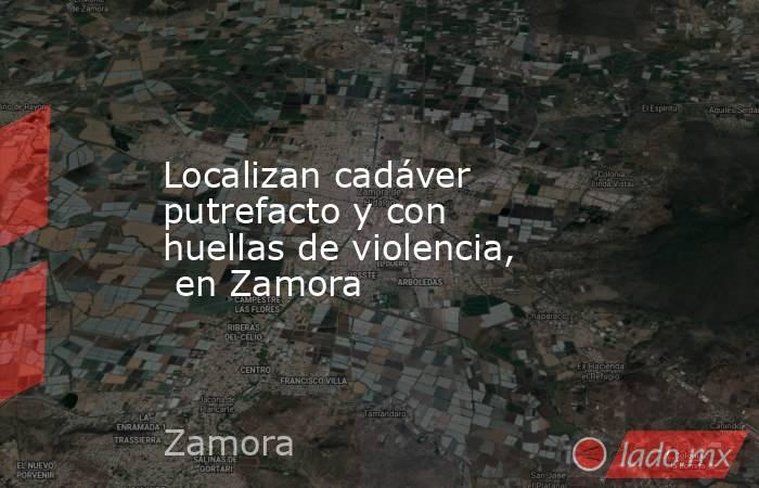 Localizan cadáver putrefacto y con huellas de violencia,  en Zamora. Noticias en tiempo real