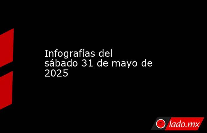 Infografías del sábado 31 de mayo de 2025. Noticias en tiempo real