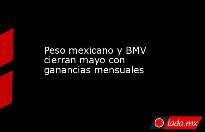 Peso mexicano y BMV cierran mayo con ganancias mensuales. Noticias en tiempo real
