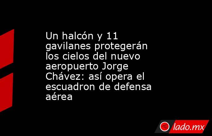 Un halcón y 11 gavilanes protegerán los cielos del nuevo aeropuerto Jorge Chávez: así opera el escuadron de defensa aérea. Noticias en tiempo real