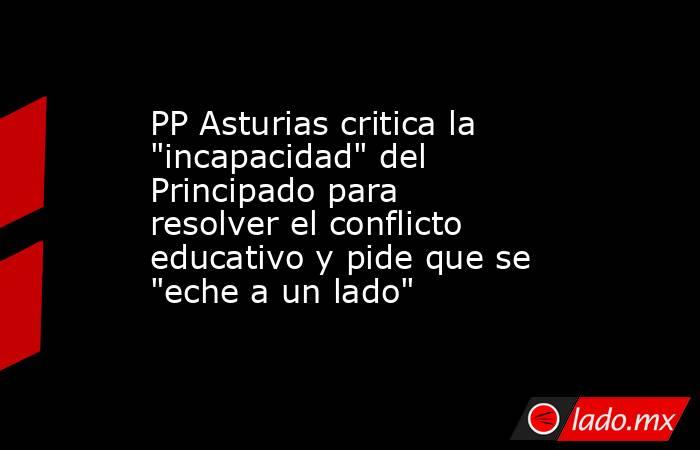 PP Asturias critica la 