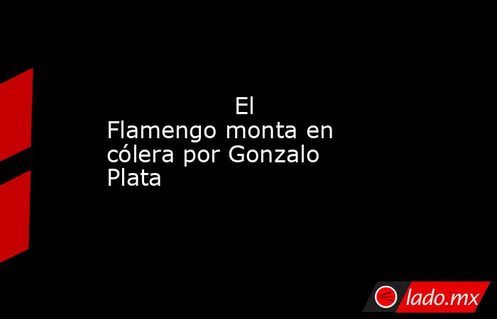                                                                                         El Flamengo monta en cólera por Gonzalo Plata                                                                                    . Noticias en tiempo real