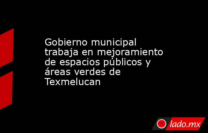 Gobierno municipal trabaja en mejoramiento de espacios públicos y áreas verdes de Texmelucan. Noticias en tiempo real