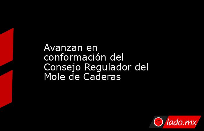 Avanzan en conformación del Consejo Regulador del Mole de Caderas. Noticias en tiempo real