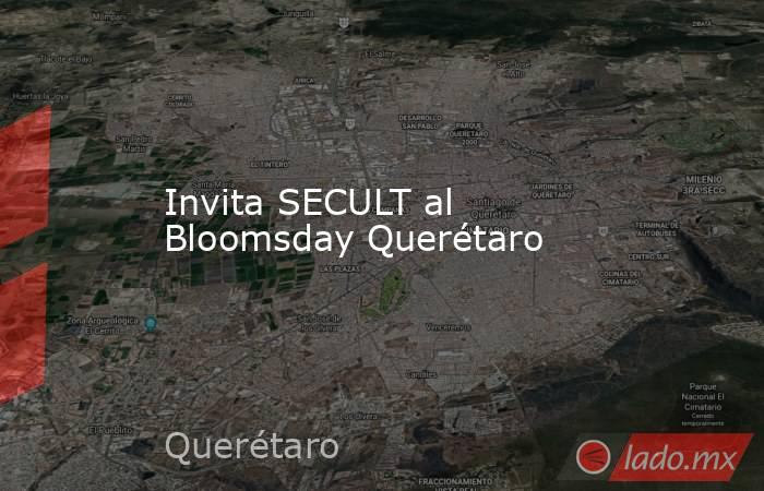 Invita SECULT al Bloomsday Querétaro. Noticias en tiempo real