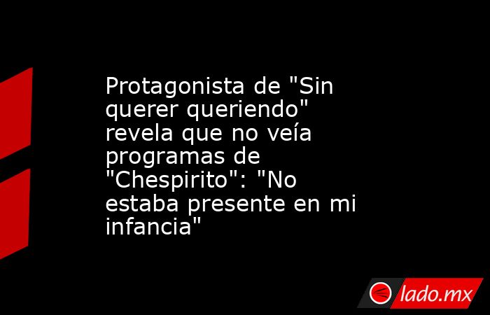 Protagonista de 