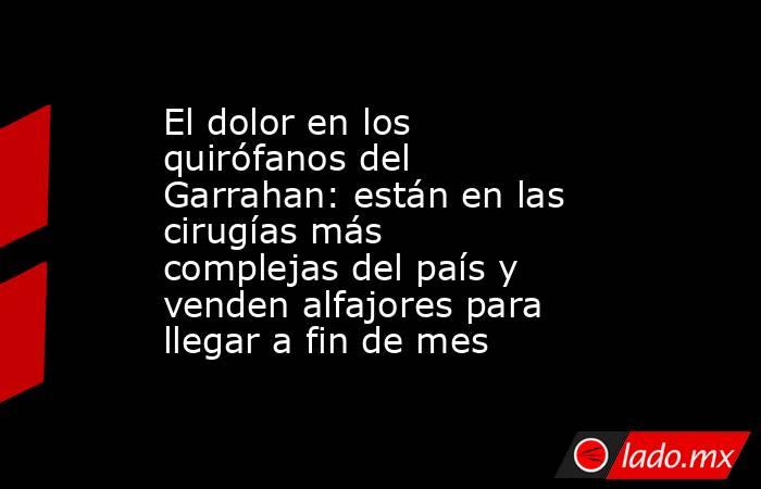 El dolor en los quirófanos del Garrahan: están en las cirugías más complejas del país y venden alfajores para llegar a fin de mes. Noticias en tiempo real