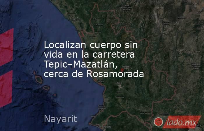 Localizan cuerpo sin vida en la carretera Tepic–Mazatlán, cerca de Rosamorada. Noticias en tiempo real