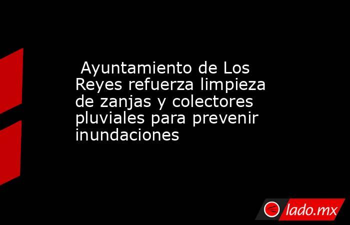  Ayuntamiento de Los Reyes refuerza limpieza de zanjas y colectores pluviales para prevenir inundaciones. Noticias en tiempo real