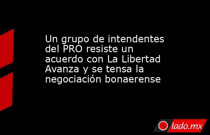 Un grupo de intendentes del PRO resiste un acuerdo con La Libertad Avanza y se tensa la negociación bonaerense. Noticias en tiempo real