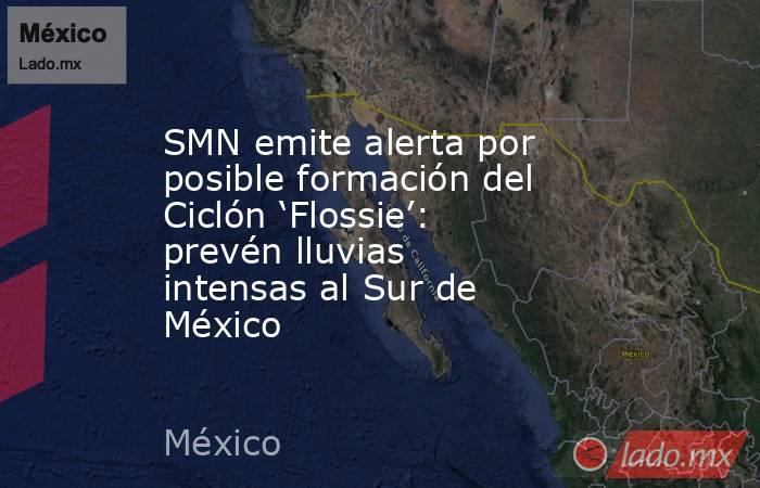SMN emite alerta por posible formación del Ciclón ‘Flossie’: prevén lluvias intensas al Sur de México. Noticias en tiempo real