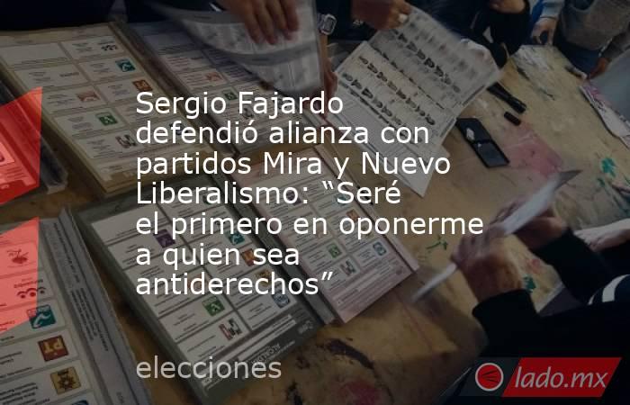Sergio Fajardo defendió alianza con partidos Mira y Nuevo Liberalismo: “Seré el primero en oponerme a quien sea antiderechos”. Noticias en tiempo real