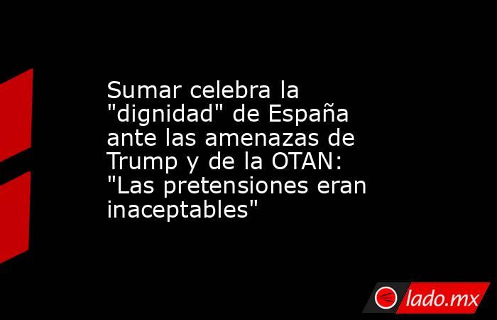 Sumar celebra la 