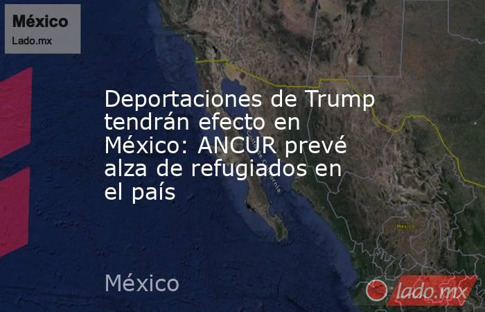 Deportaciones de Trump tendrán efecto en México: ANCUR prevé alza de refugiados en el país. Noticias en tiempo real