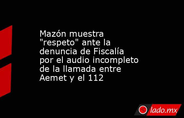 Mazón muestra 