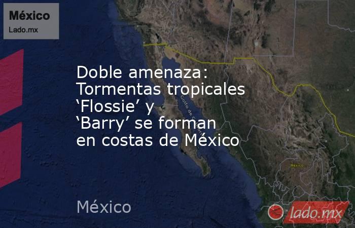 Doble amenaza: Tormentas tropicales ‘Flossie’ y ‘Barry’ se forman en costas de México. Noticias en tiempo real
