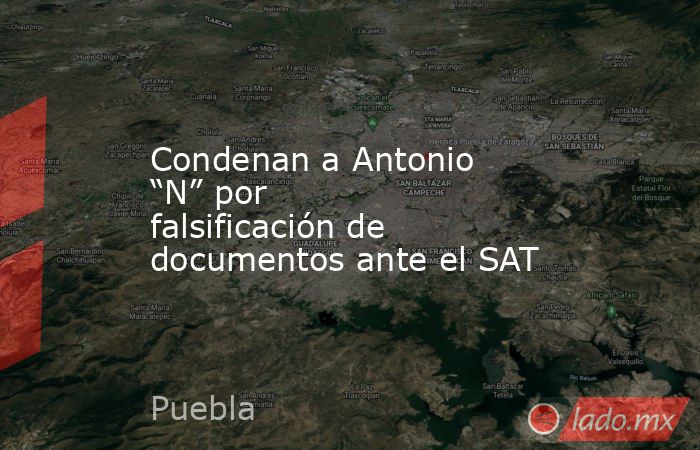 Condenan a Antonio “N” por falsificación de documentos ante el SAT. Noticias en tiempo real