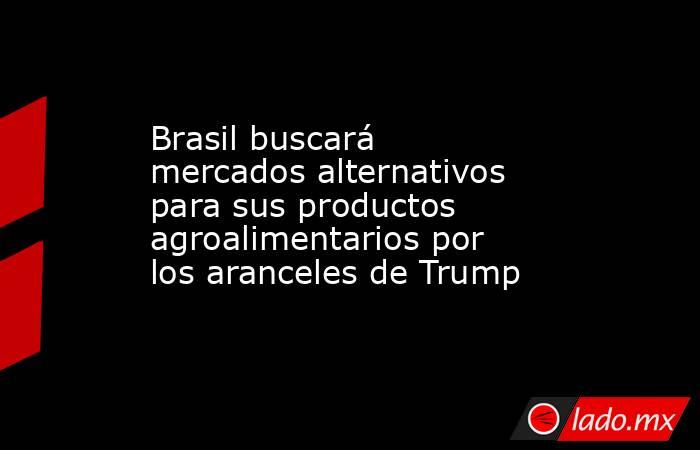 Brasil buscará mercados alternativos para sus productos agroalimentarios por los aranceles de Trump. Noticias en tiempo real