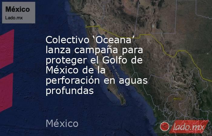 Colectivo ‘Oceana’ lanza campaña para proteger el Golfo de México de la perforación en aguas profundas. Noticias en tiempo real
