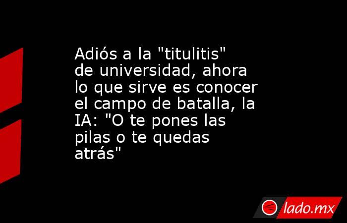 Adiós a la 