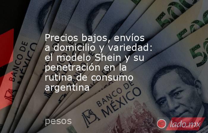 Precios bajos, envíos a domicilio y variedad: el modelo Shein y su penetración en la rutina de consumo argentina. Noticias en tiempo real