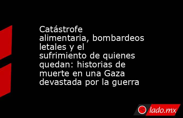 Catástrofe alimentaria, bombardeos letales y el sufrimiento de quienes quedan: historias de muerte en una Gaza devastada por la guerra. Noticias en tiempo real