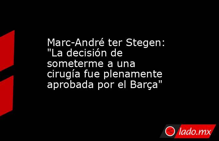 Marc-André ter Stegen: 