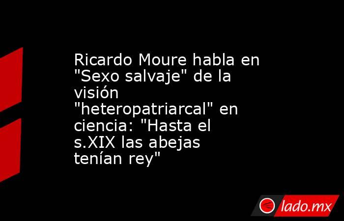 Ricardo Moure habla en 
