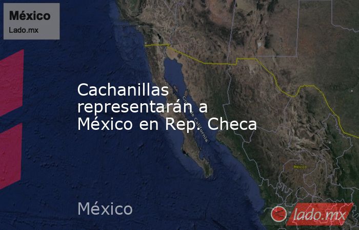 Cachanillas representarán a México en Rep. Checa. Noticias en tiempo real