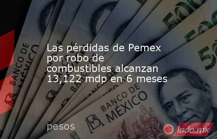 Las pérdidas de Pemex por robo de combustibles alcanzan 13,122 mdp en 6 meses. Noticias en tiempo real