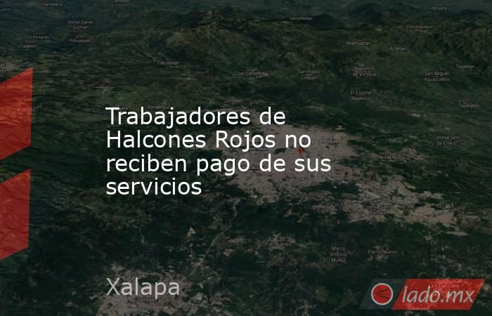 Trabajadores de Halcones Rojos no reciben pago de sus servicios. Noticias en tiempo real