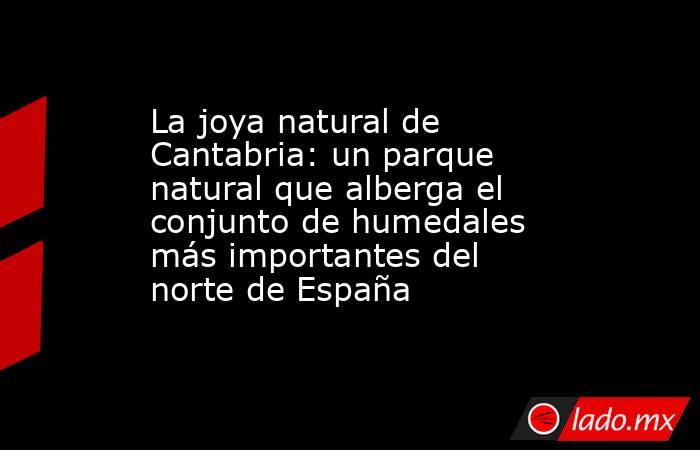 La joya natural de Cantabria: un parque natural que alberga el conjunto de humedales más importantes del norte de España. Noticias en tiempo real