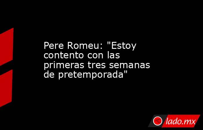 Pere Romeu: 