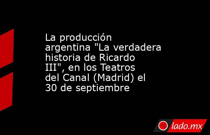 La producción argentina 