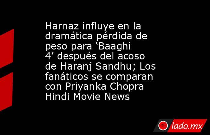 Harnaz influye en la dramática pérdida de peso para ‘Baaghi 4’ después del acoso de Haranj Sandhu; Los fanáticos se comparan con Priyanka Chopra Hindi Movie News. Noticias en tiempo real