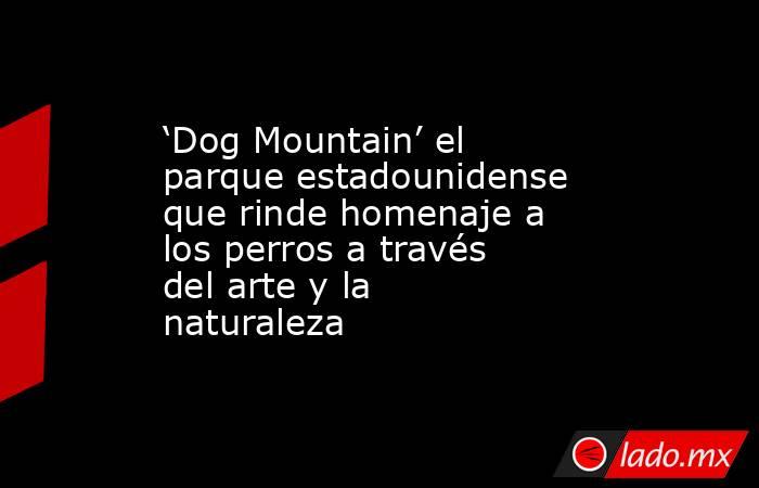 ‘Dog Mountain’ el parque estadounidense que rinde homenaje a los perros a través del arte y la naturaleza . Noticias en tiempo real