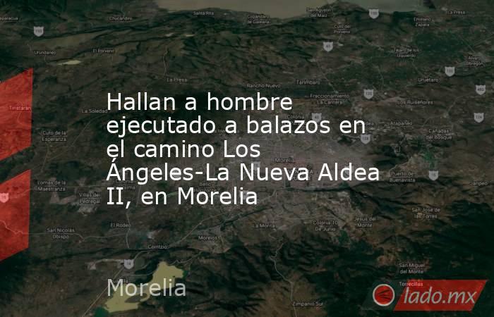 Hallan a hombre ejecutado a balazos en el camino Los Ángeles-La Nueva Aldea II, en Morelia. Noticias en tiempo real