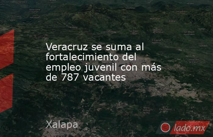 Veracruz se suma al fortalecimiento del empleo juvenil con más de 787 vacantes. Noticias en tiempo real